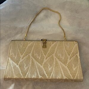Elegant Gold Clutch Bag
